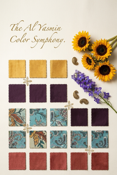 أقمشة هندية فاخرة | بوتيك الياسمين لعشاق الأناقة والتميز الملكي